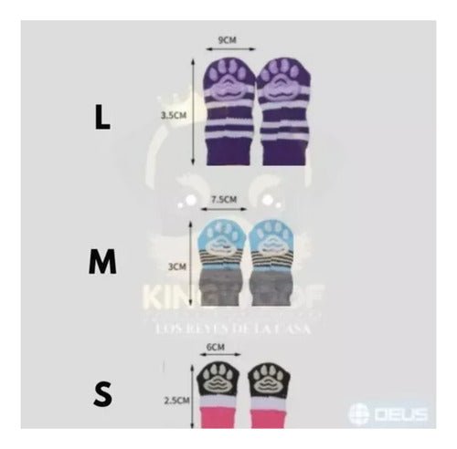 Super Pack X6 Calzado Calcetines Fashion Mascota Perro Gato