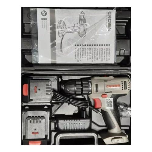 Taladro Inalambrico Recargable 14.4v + 2 Baterias Crown Pro - Mi tienda