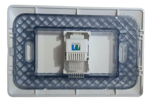 Toma Entrada Conexión Telefonica Rj11 Blanco Hogar Oficina