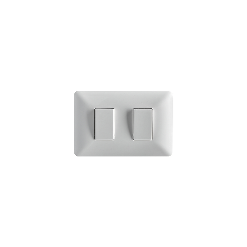 Interruptor Doble 220v Encendido Apagado Certificado Stanford Sec Blanco