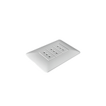 Tomacorriente Enchufe Hembra Triple 220v Certificado Sec Stanford Blanco
