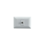 Toma Coaxial Rg6 Tv Video Armado Hembra Embutido Stanford Blanco