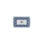 Toma Coaxial Rg6 Tv Video Armado Hembra Embutido Stanford Blanco