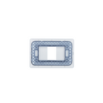 Placa Simple Base Soporte Modulo Tomacorriente Interruptor Stanford Blanco