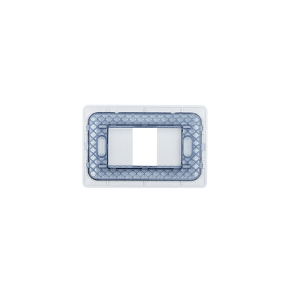 Placa Simple Base Soporte Modulo Tomacorriente Interruptor Stanford Blanco