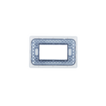 Placa Triple Base Para Modulo Tomacorriente Interruptor Stanford Blanco