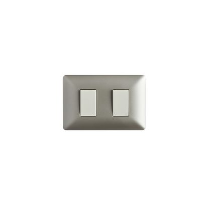 Interruptor Doble 220v Encendido Apagado Certificado Stanford Sec Champagne