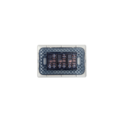 Interruptor Triple 220v Certificado Encendido Apagado Sec Stanford Champagne