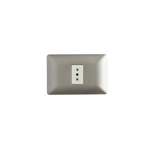 Enchufe Tomacorriente Pared Simple Certificado Sec Stanford Champagne