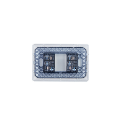 Enchufe Tomacorriente Doble Bipaso 10/16 220v Sec Stanford Champagne