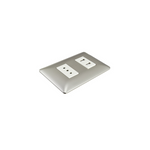 Tomacorriente Simple Con Doble USB Sec 10a 250v Stanford Champagne