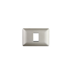 Placa Simple Base Soporte Modulo Tomacorriente Interruptor Stanford Champagne