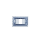Placa Simple Base Soporte Modulo Tomacorriente Interruptor Stanford Champagne