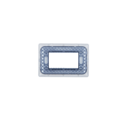 Placa Triple Base Para Modulo Tomacorriente Interruptor Stanford Champagne