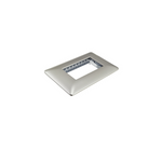 Placa Triple Base Para Modulo Tomacorriente Interruptor Stanford Champagne