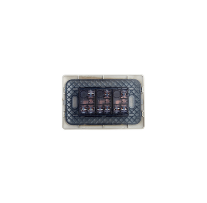 Interruptor Triple 220v Certificado Encendido Apagado Sec Stanford Café