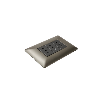 Tomacorriente Enchufe Hembra Triple 220v Certificado Sec Stanford Café