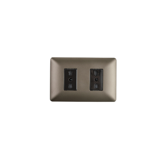 Enchufe Tomacorriente Doble Bipaso 10/16 220v Sec Stanford Café