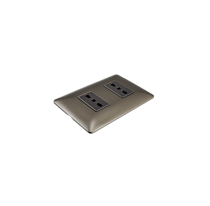 Enchufe Tomacorriente Doble Bipaso 10/16 220v Sec Stanford Café