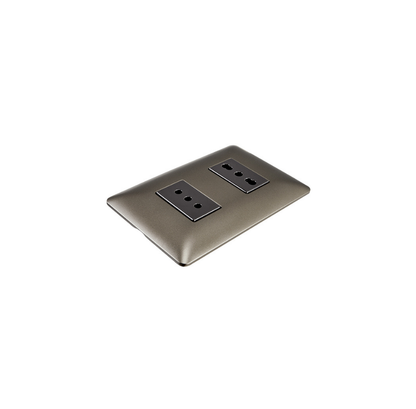 Enchufe Tomacorriente Doble Simple Y Bipaso 10/16 220v Sec Stanford Café