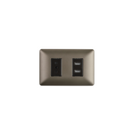 Tomacorriente Simple Con Doble USB Sec 10a 250v Stanford Café