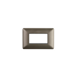 Placa Triple Base Para Modulo Tomacorriente Interruptor Stanford Café