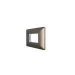 Placa Triple Base Para Modulo Tomacorriente Interruptor Stanford Café