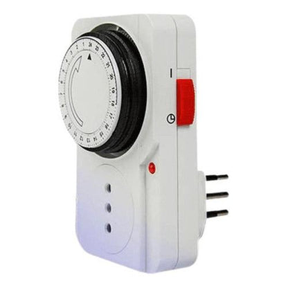 Temporizador Timer Analógico Diario 24 Horas Enchufe 220v - Deus Group
