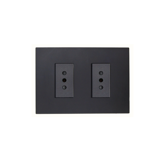 Enchufe Tomacorriente Doble 10a 250v Certificado Sec Stanford Grafito