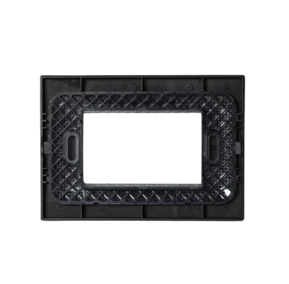 Placa Triple Con Soporte Stanford Grafito
