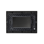 Placa Ciega Con Soporte Stanford Grafito