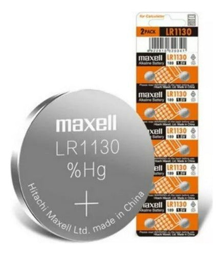 Blíster Pilas Botón Maxell Lr1130 10 Unidades 1.5 V - Mi tienda 