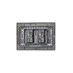 Interruptor Doble Teclon Encendido Apagado Stanford (9/15) 220v Sec Negro