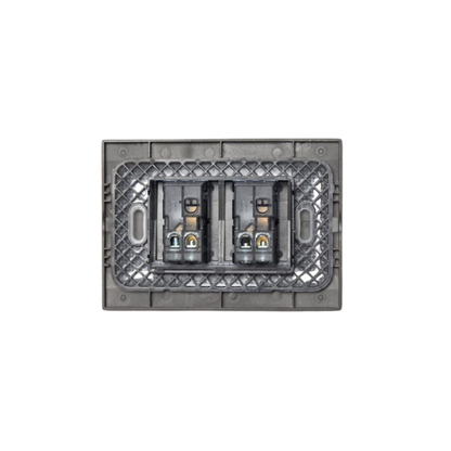 Interruptor Doble Teclon Encendido Apagado Stanford (9/15) 220v Sec Negro
