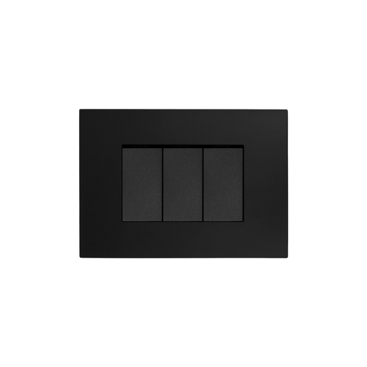 Interruptor Triple Encendido Apagado Stanford (9/32) 220v 10a Sec Negro