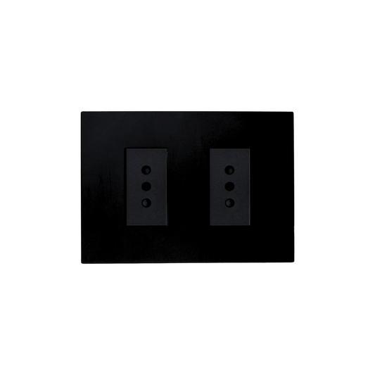 Enchufe Tomacorriente Doble 10a 250v Certificado Sec Stanford Negro