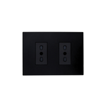 Enchufe Tomacorriente Doble Bipaso Stanford 10/16a 250v Sec Negro
