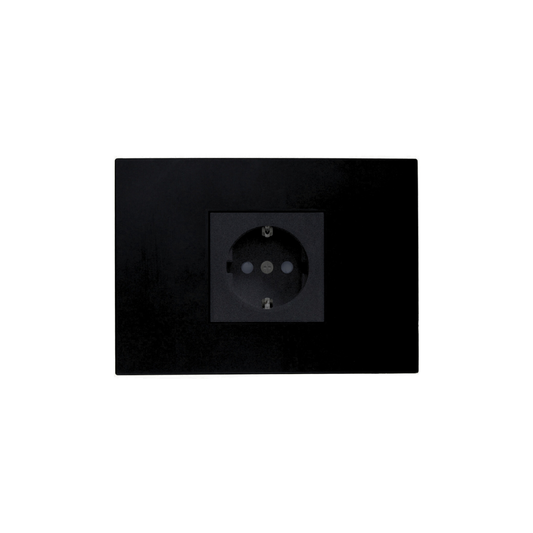 Enchufe Tomacorriente Schuko Stanford Certificado Sec Negro