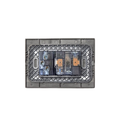 Enchufe Tomacorriente Schuko + Simple Bipaso Stanford 10/16a Sec Negro