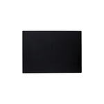 Placa Ciega Con Soporte Stanford Negro