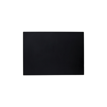 Placa Ciega Con Soporte Stanford Negro