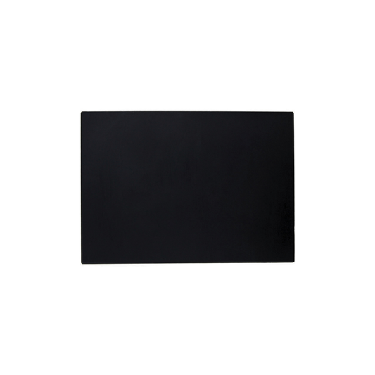 Placa Ciega Con Soporte Stanford Negro