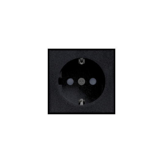 Modulo Tomacorriente Enchufe Schuko Stanford Certificado Sec Negro