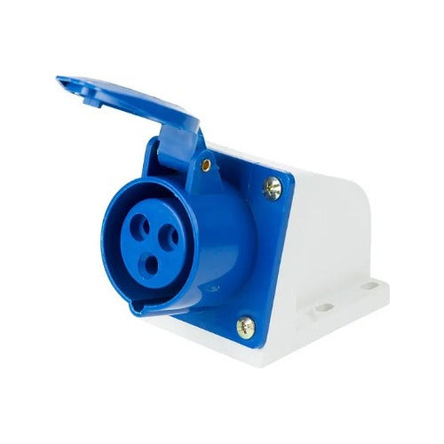 Enchufe Industrial Hembra Sobrepuesta Ip44 32a 220v 2p / T - Deus Group 