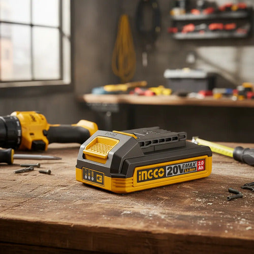 Batería Ingco Fbli2001 20v 2ah Ion Litio P20s Industrial