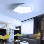 Lámpara Led 72w 40cm Sobrepuesta Moderna Pentágono + Control - Deus Group
