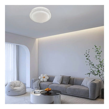 Lámpara Plafón Led 48w 26cm Redondo Sobrepuesto Elegante - Deus Group 