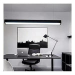 Lampara Moderna Led Lineal Colgante Pendant 24w Negro Blanco - Deus Group