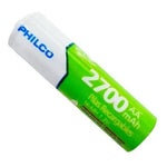 Pila Recargable AA 2700mAh Philco | Pack Multiusos - Mi tienda