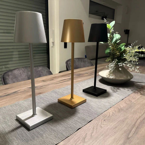 Lampara Led Táctil Elegante Portátil Recargable Usb Velador - Deus Group